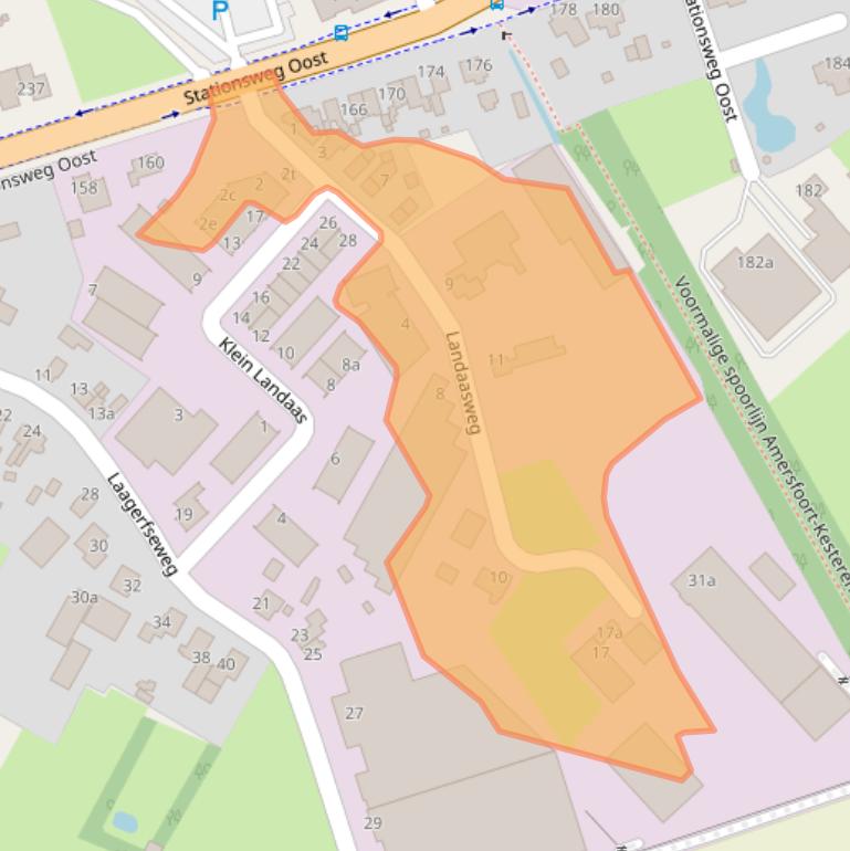 Kaart van postcodegebied 3931GA.