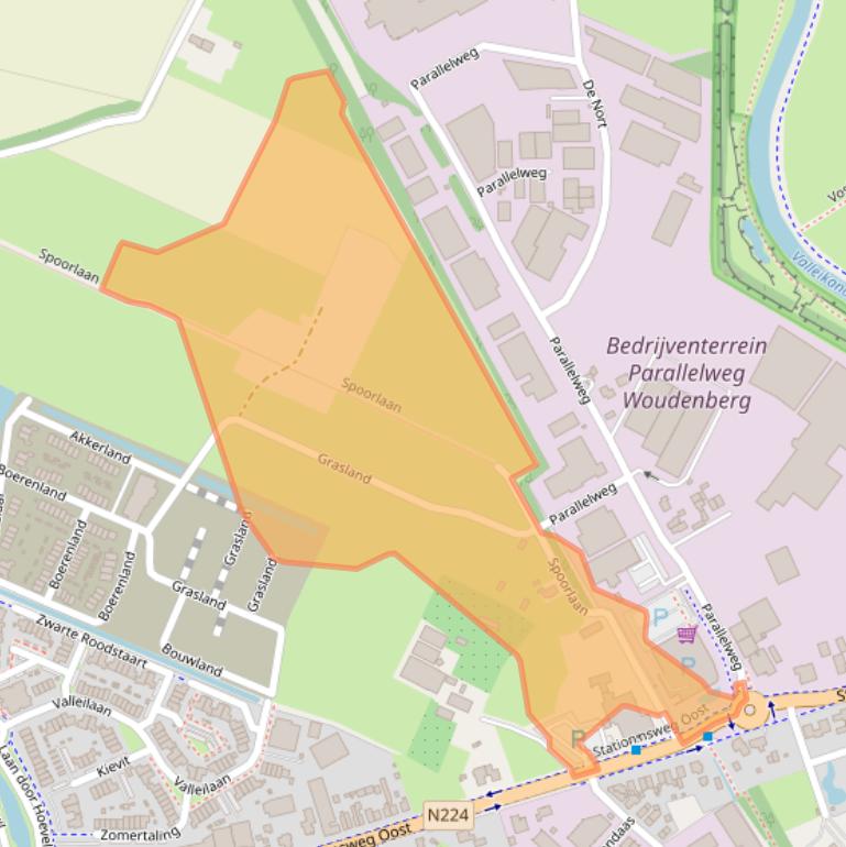 Kaart van postcodegebied 3931GB.