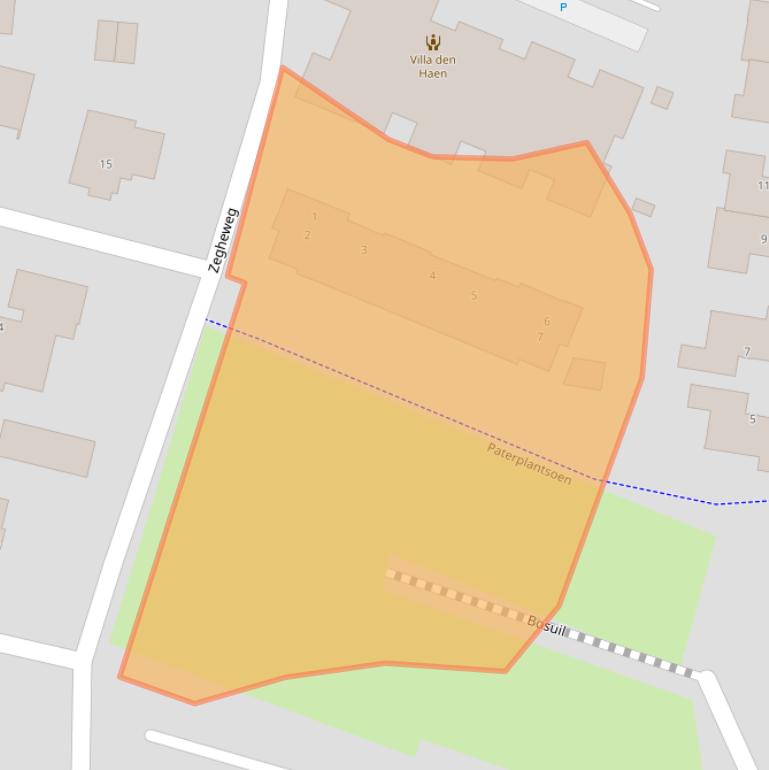 Kaart van postcodegebied 3931GD.