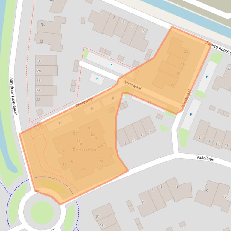 Kaart van postcodegebied 3931GR.