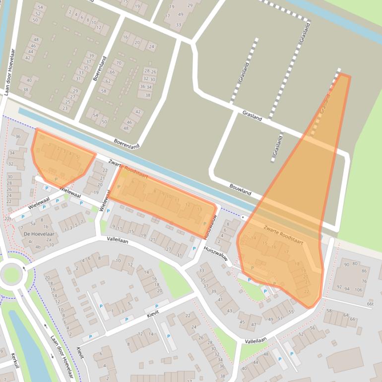 Kaart van postcodegebied 3931GS.