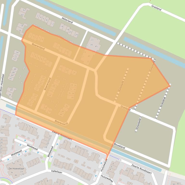 Kaart van postcodegebied 3931GX.