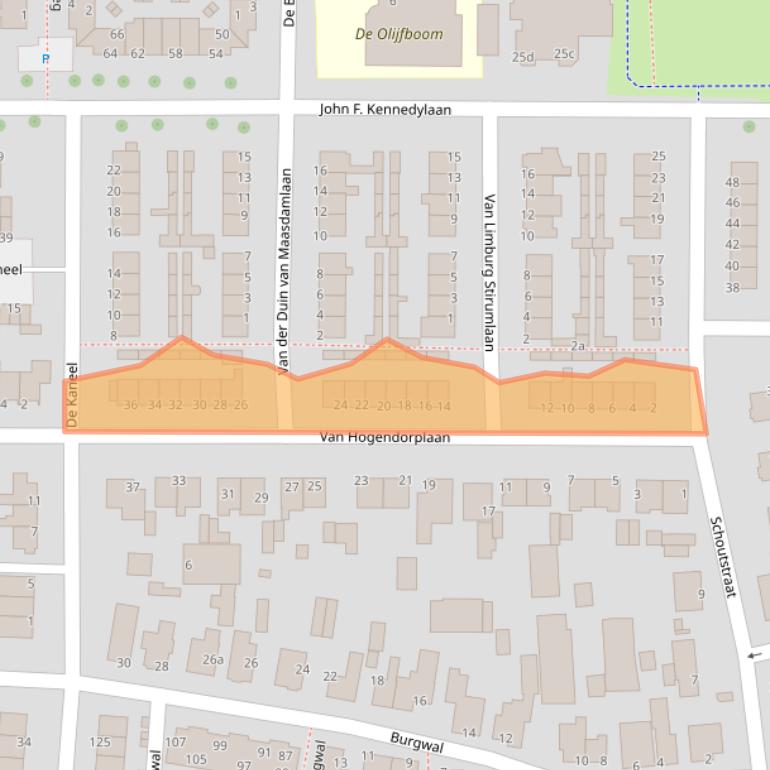 Kaart van postcodegebied 3931HP.