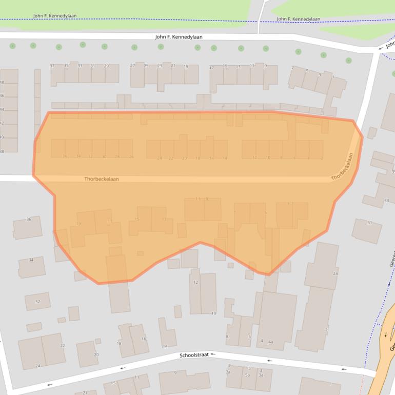 Kaart van postcodegebied 3931HV.
