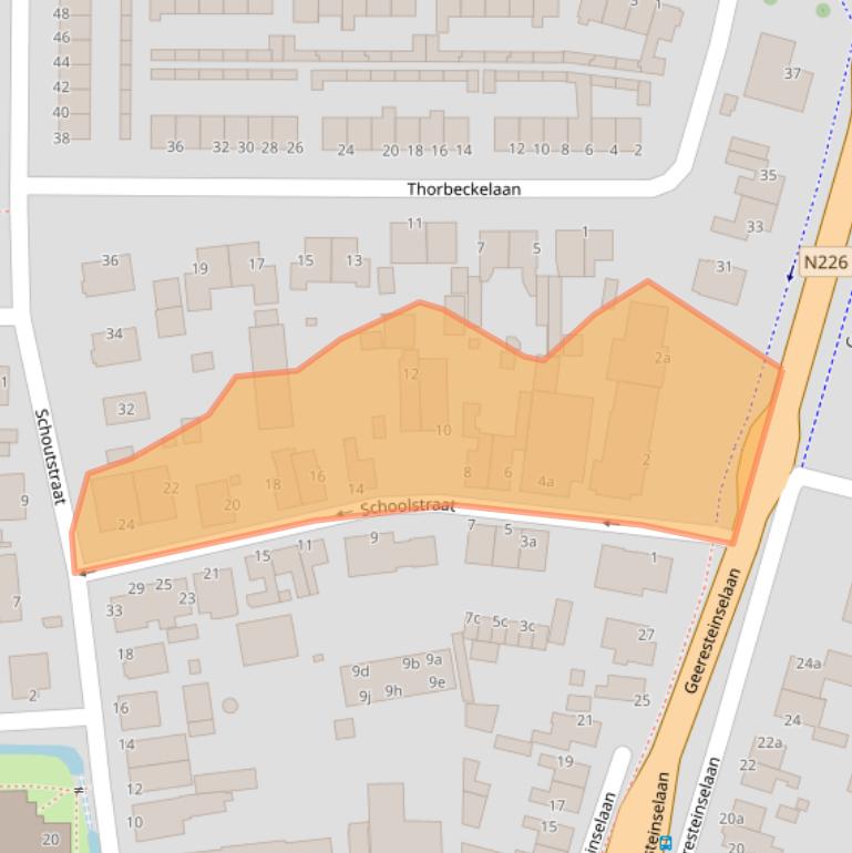 Kaart van postcodegebied 3931HX.