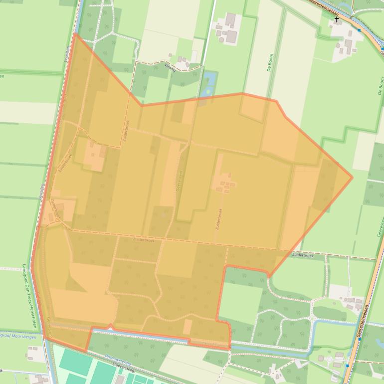 Kaart van postcodegebied 3931MB.