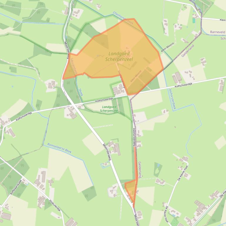 Kaart van postcodegebied 3931NA.