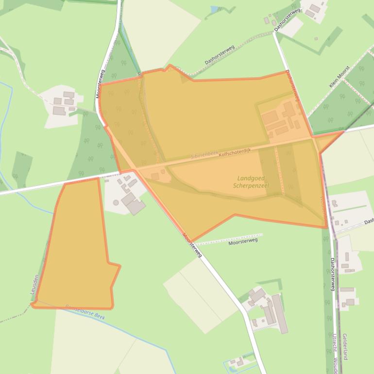 Kaart van postcodegebied 3931NB.