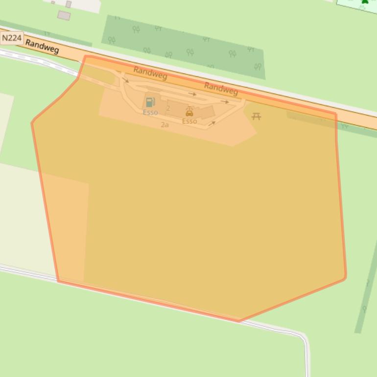 Kaart van postcodegebied 3931NH.