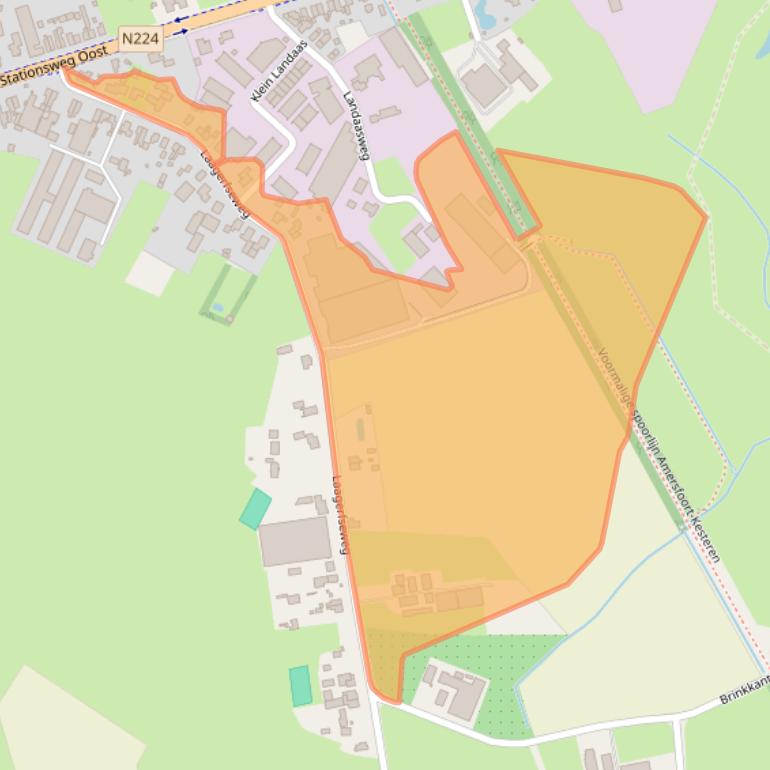 Kaart van postcodegebied 3931PC.