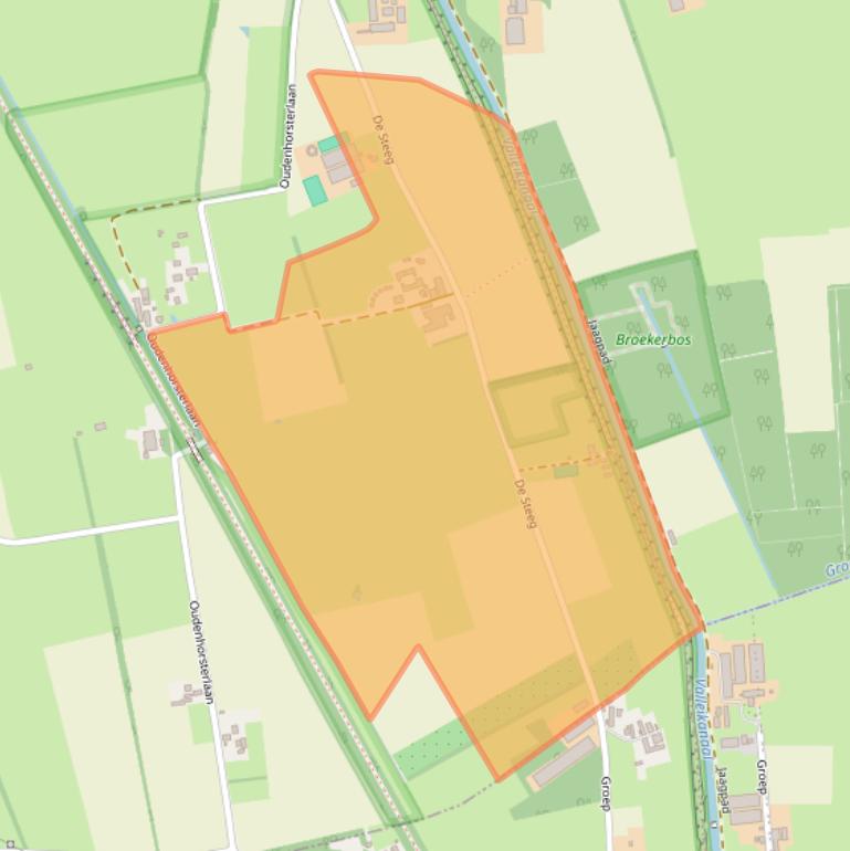 Kaart van postcodegebied 3931PM.