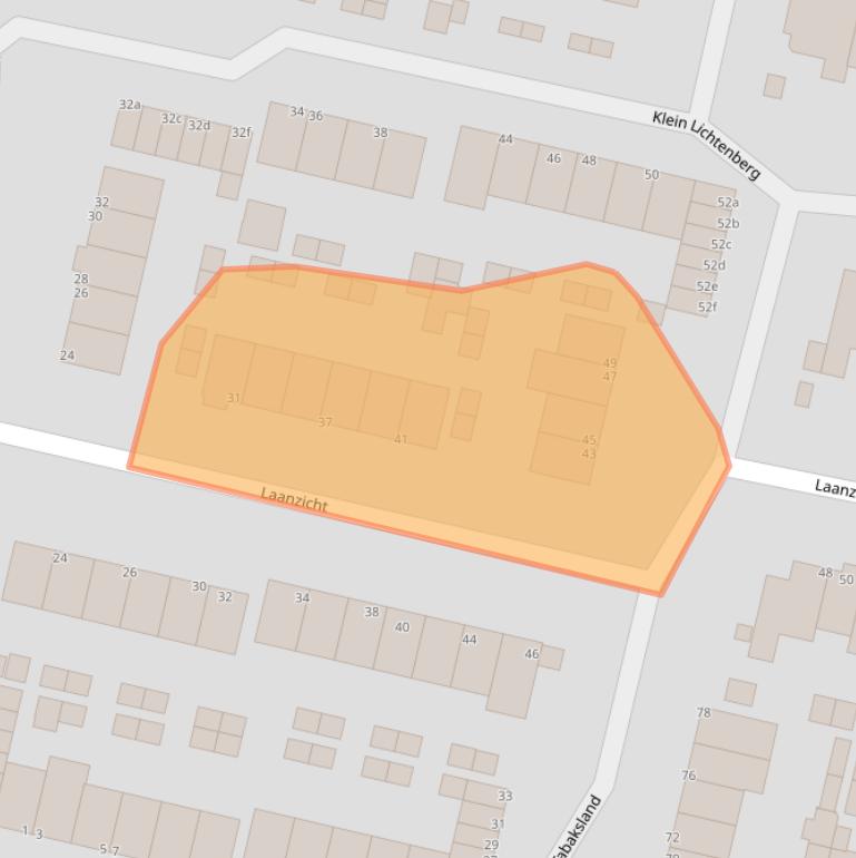 Kaart van postcodegebied 3931RM.