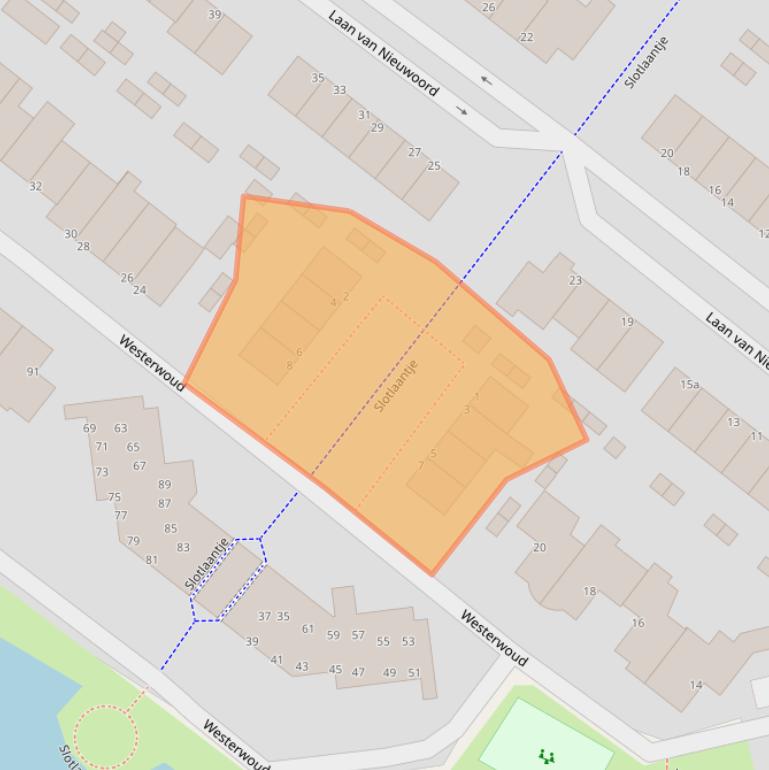 Kaart van postcodegebied 3931VJ.