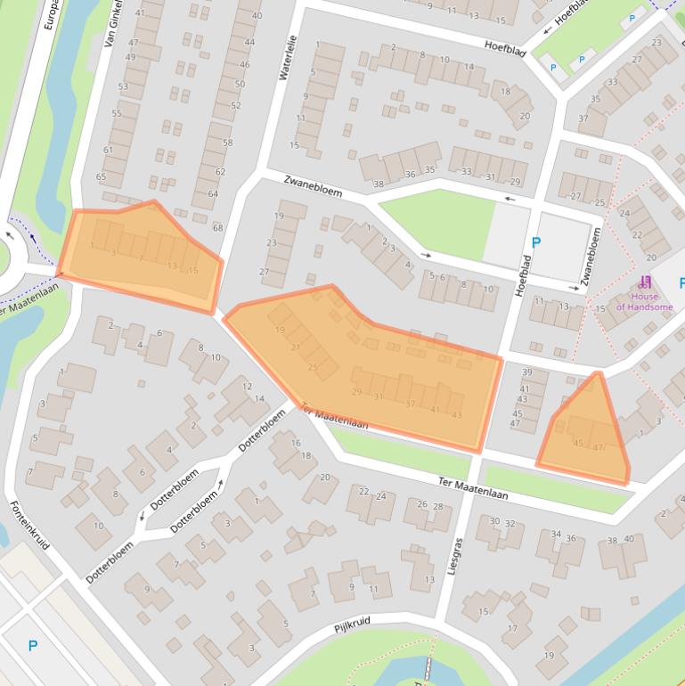 Kaart van postcodegebied 3931WE.