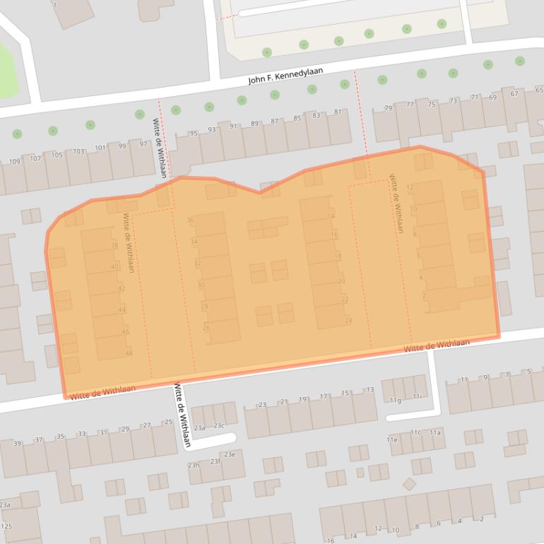 Kaart van postcodegebied 3931XD.