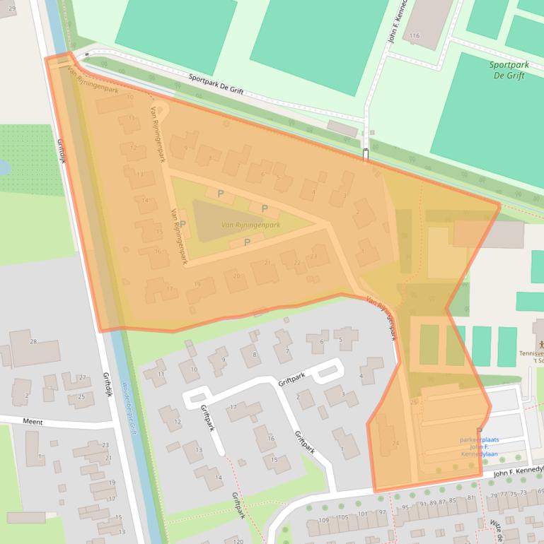 Kaart van postcodegebied 3931XP.