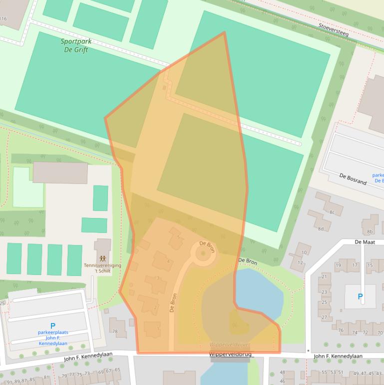 Kaart van postcodegebied 3931XR.