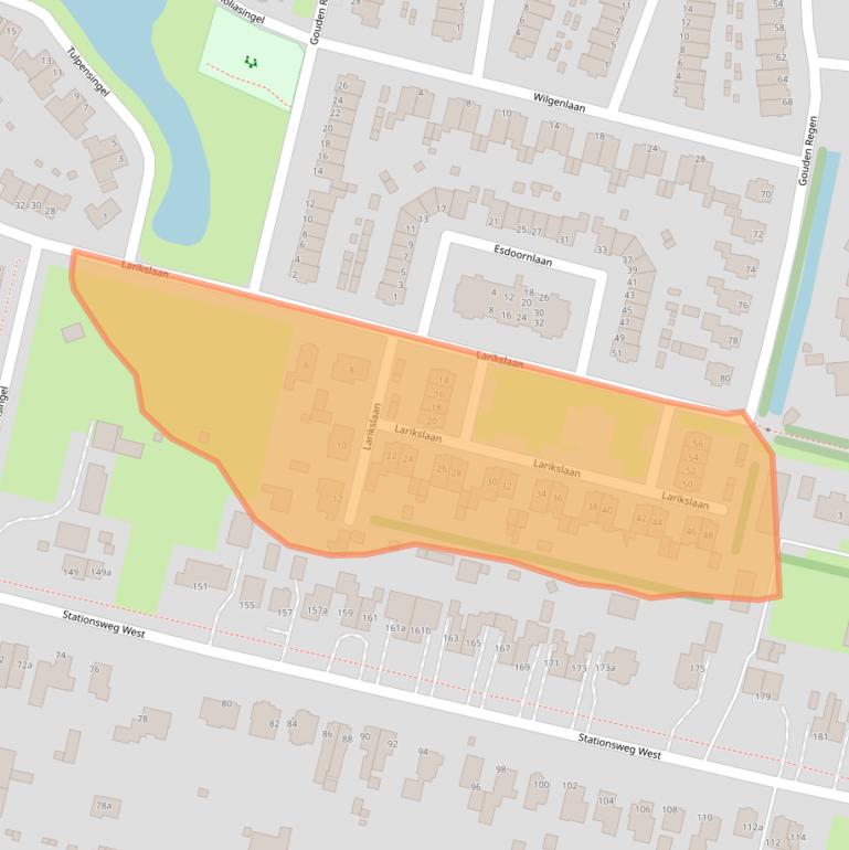 Kaart van postcodegebied 3931ZA.