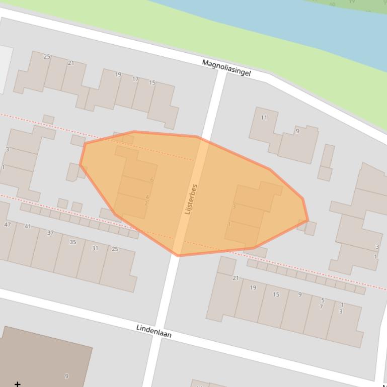 Kaart van postcodegebied 3931ZL.