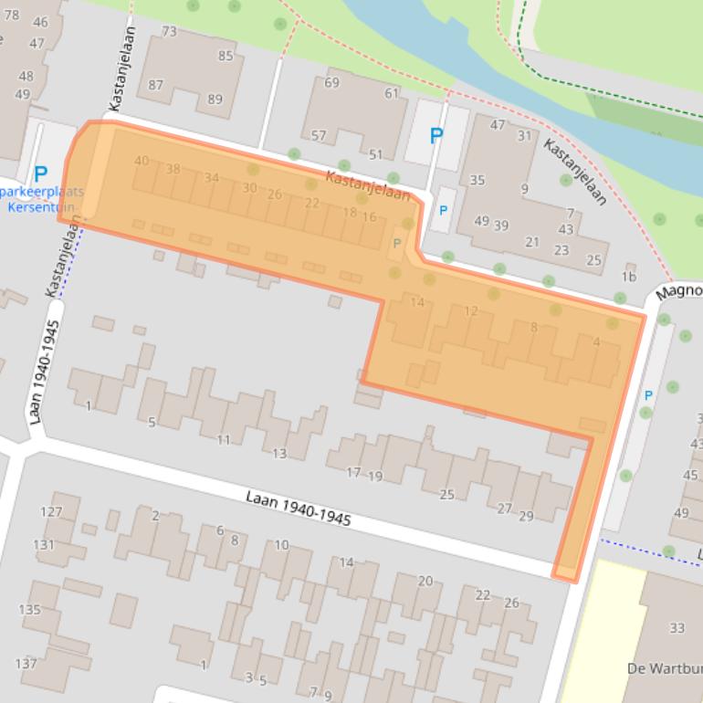 Kaart van postcodegebied 3931ZP.