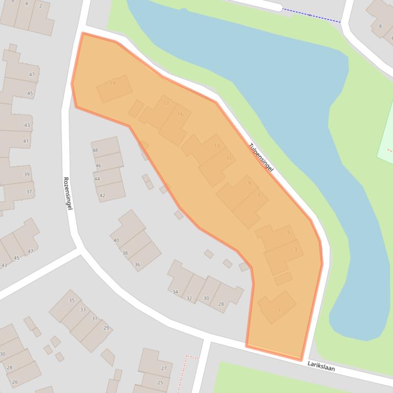 Kaart van postcodegebied 3931ZX.