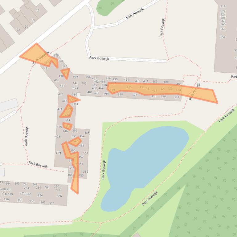 Kaart van postcodegebied 3941AG.