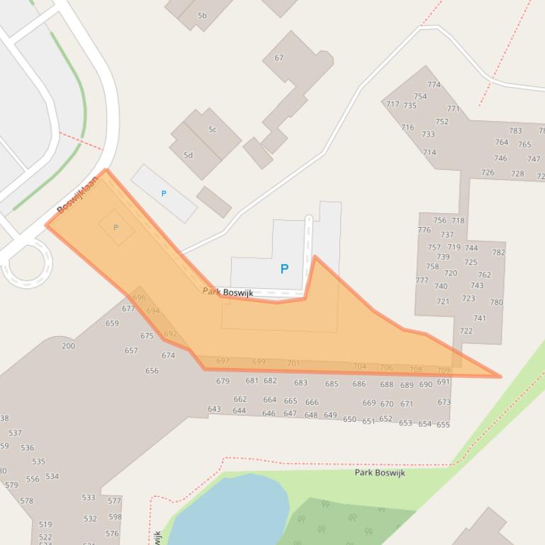 Kaart van postcodegebied 3941AT.