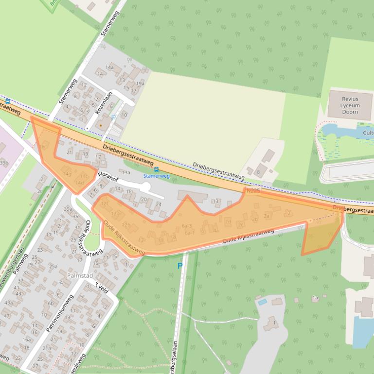 Kaart van postcodegebied 3941BR.
