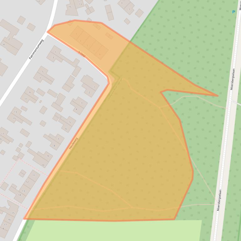 Kaart van postcodegebied 3941BX.