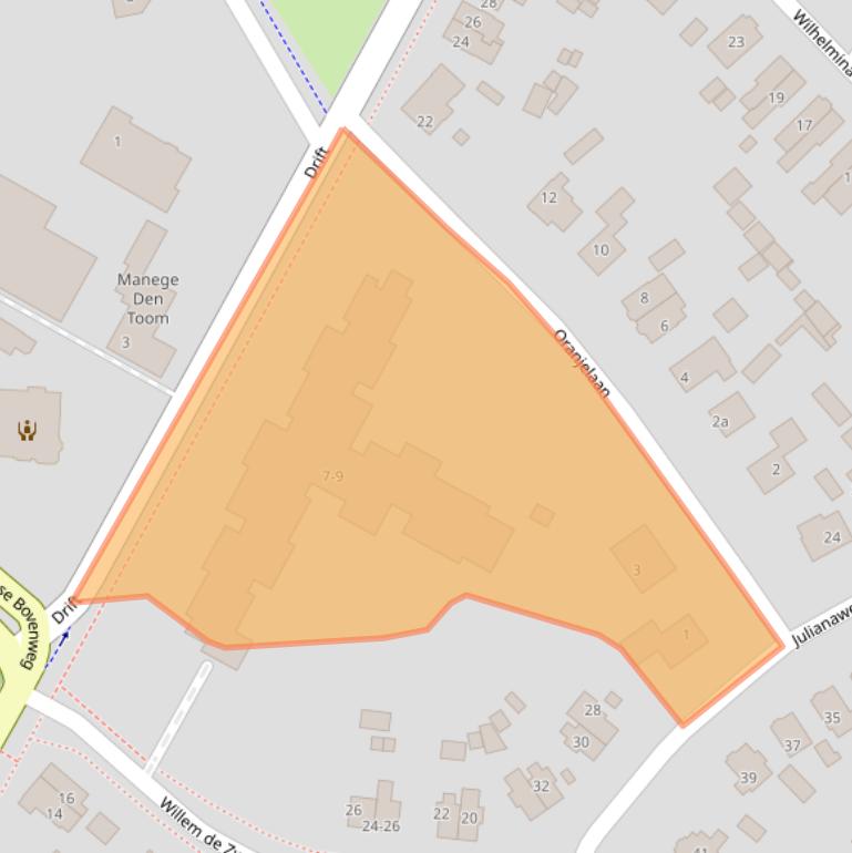 Kaart van postcodegebied 3941DR.