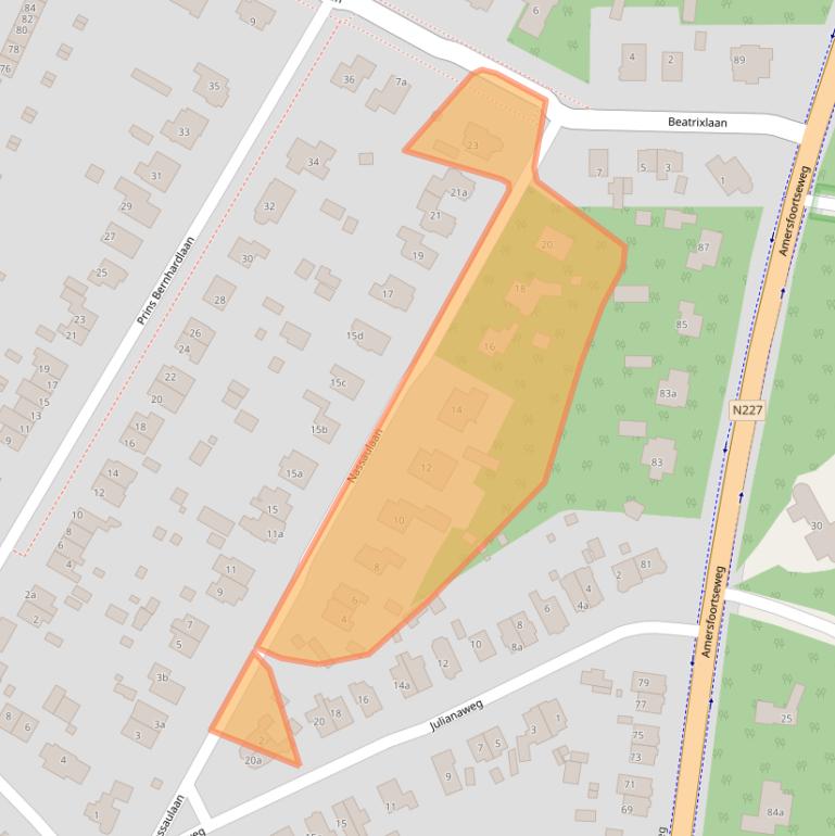 Kaart van postcodegebied 3941ED.