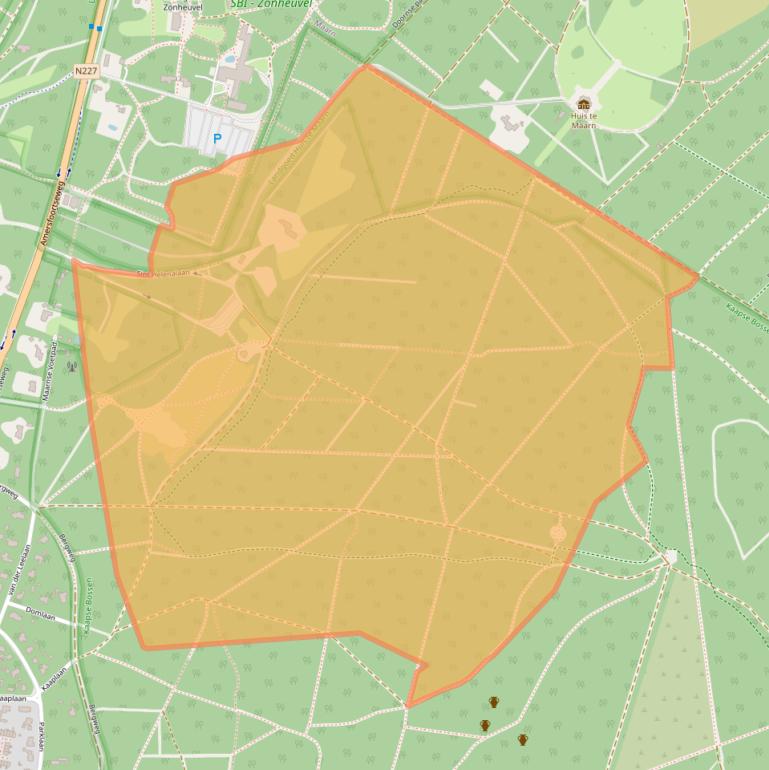 Kaart van postcodegebied 3941EH.