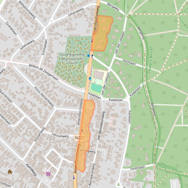 Kaart van postcodegebied 3941EN.