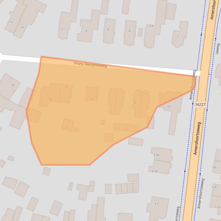 Kaart van postcodegebied 3941GC.