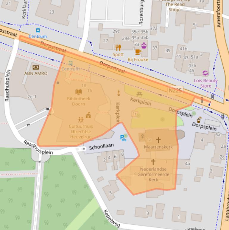 Kaart van postcodegebied 3941HV.