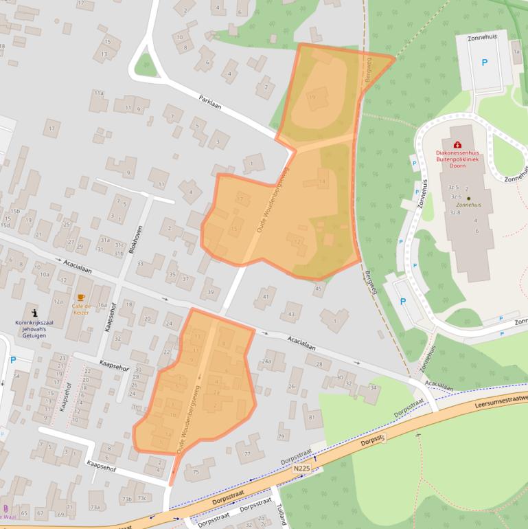 Kaart van postcodegebied 3941JN.