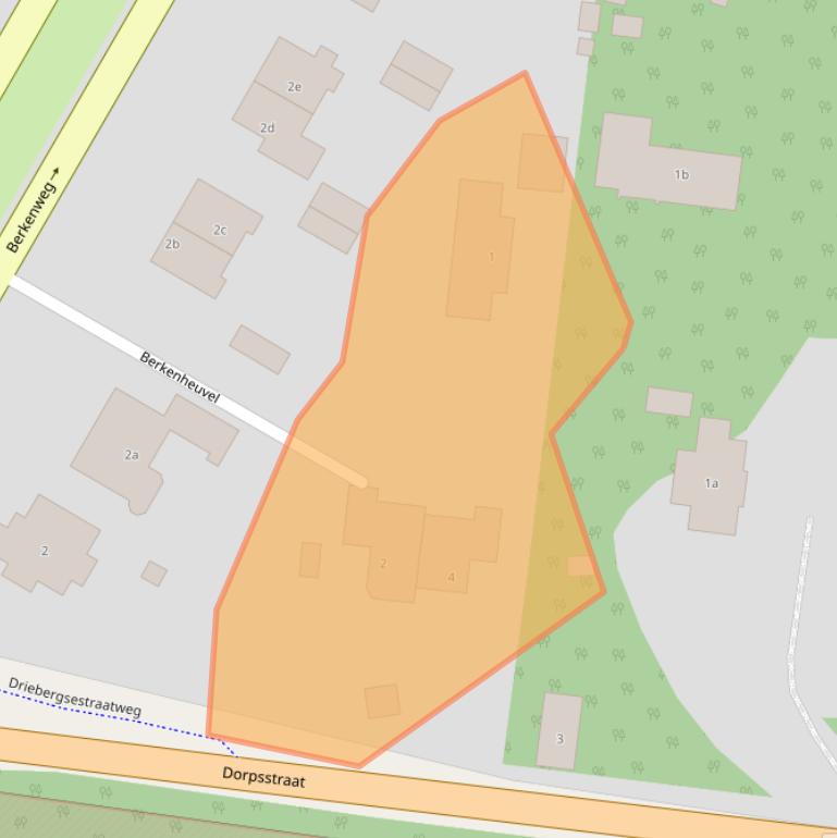 Kaart van postcodegebied 3941JV.