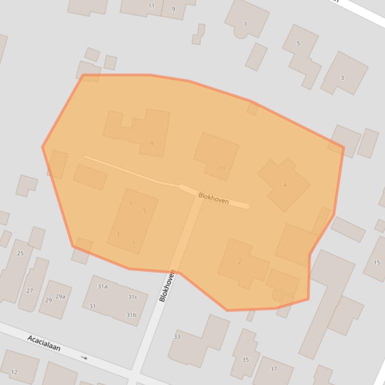 Kaart van postcodegebied 3941JW.