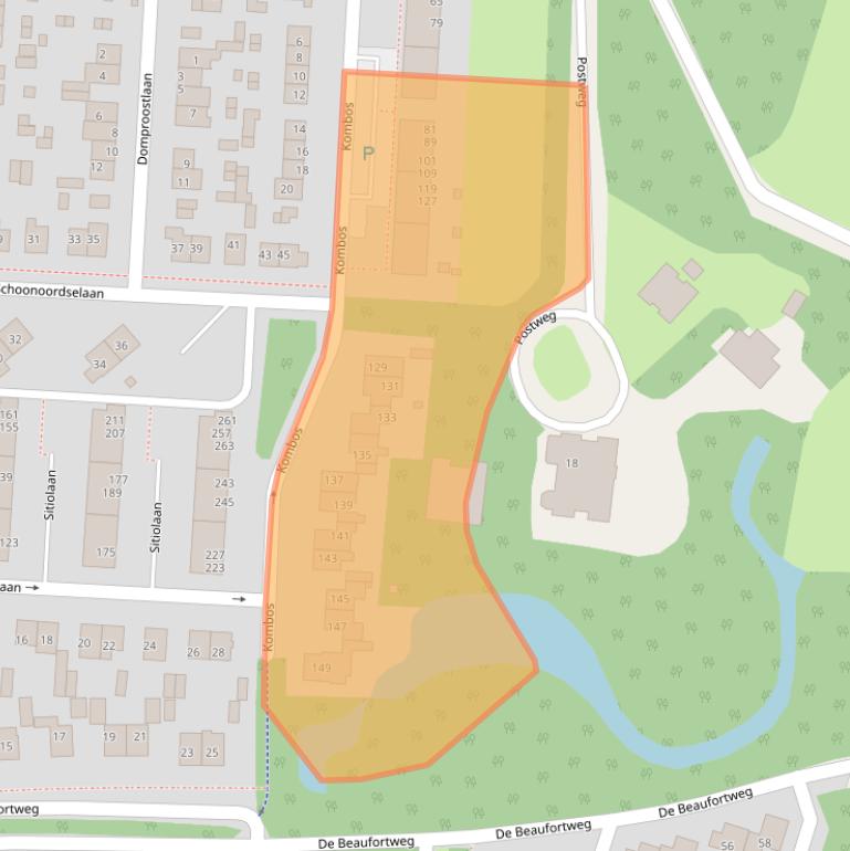 Kaart van postcodegebied 3941KK.