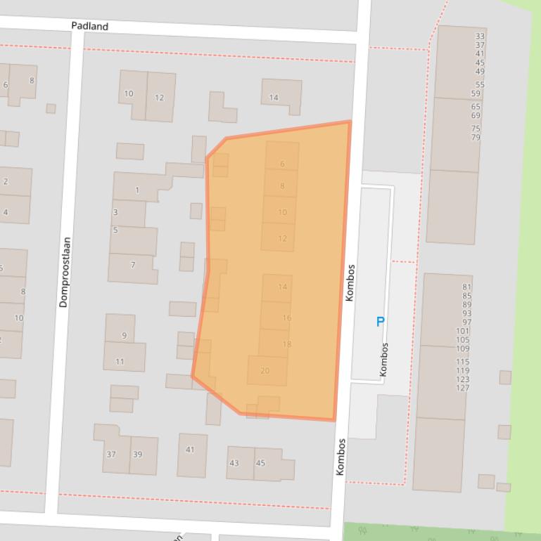 Kaart van postcodegebied 3941KL.