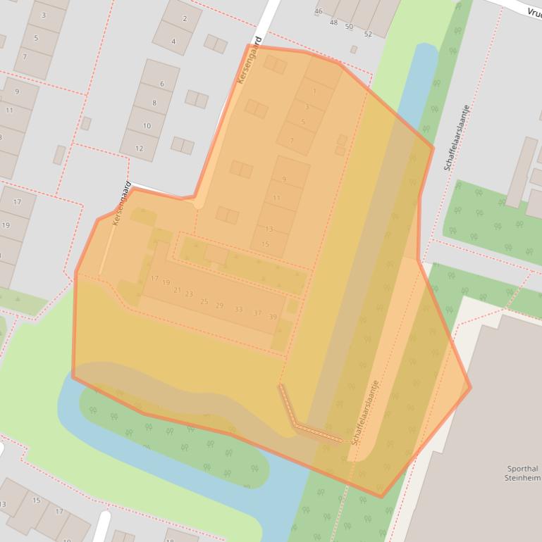 Kaart van postcodegebied 3941LS.