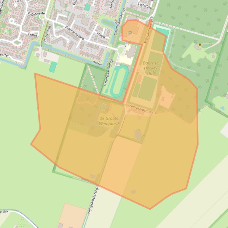 Kaart van postcodegebied 3941MB.
