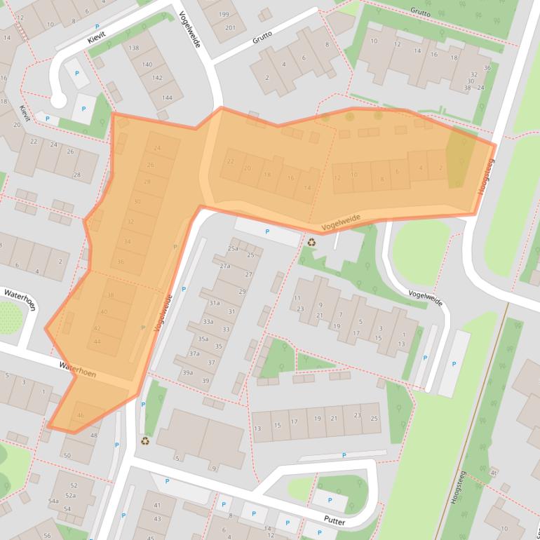 Kaart van postcodegebied 3941NA.