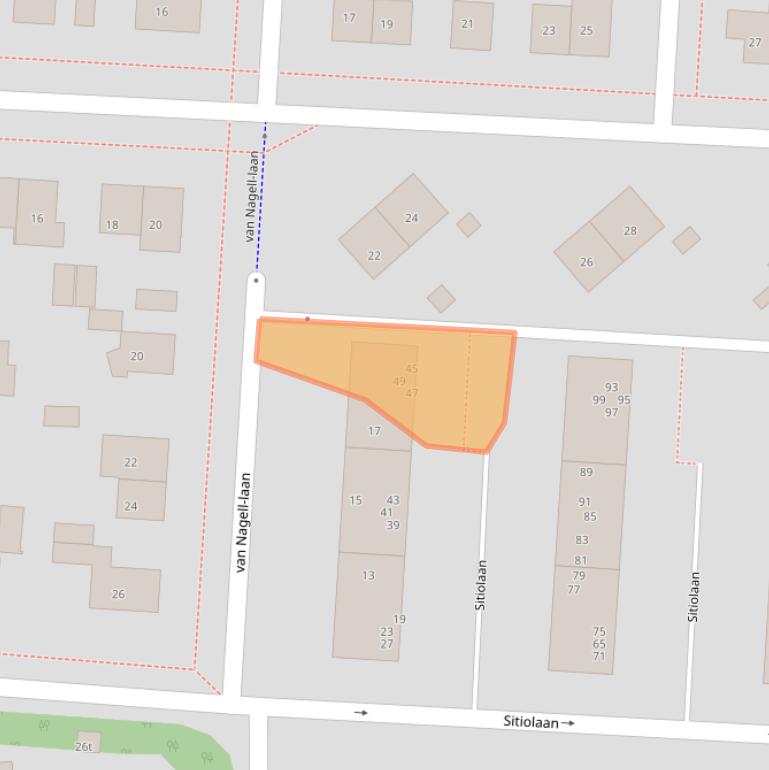 Kaart van postcodegebied 3941PD.