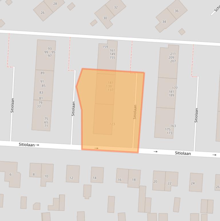 Kaart van postcodegebied 3941PG.