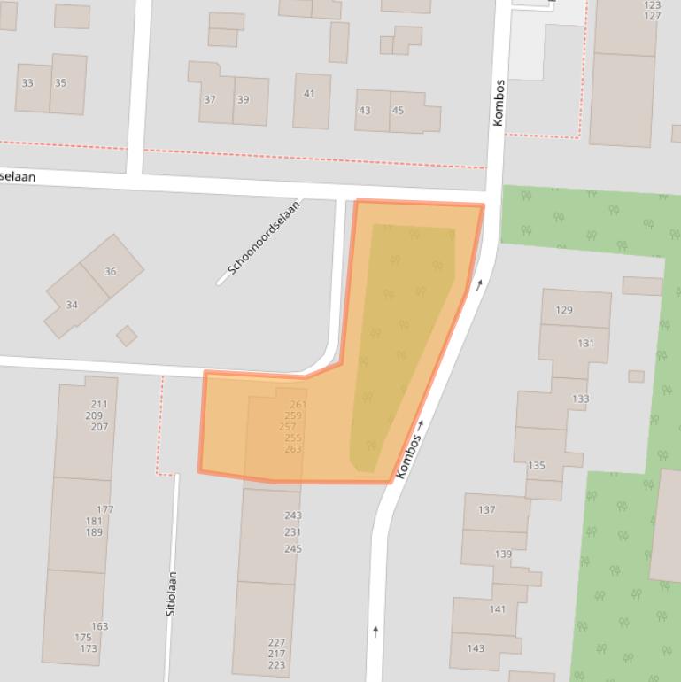 Kaart van postcodegebied 3941PM.