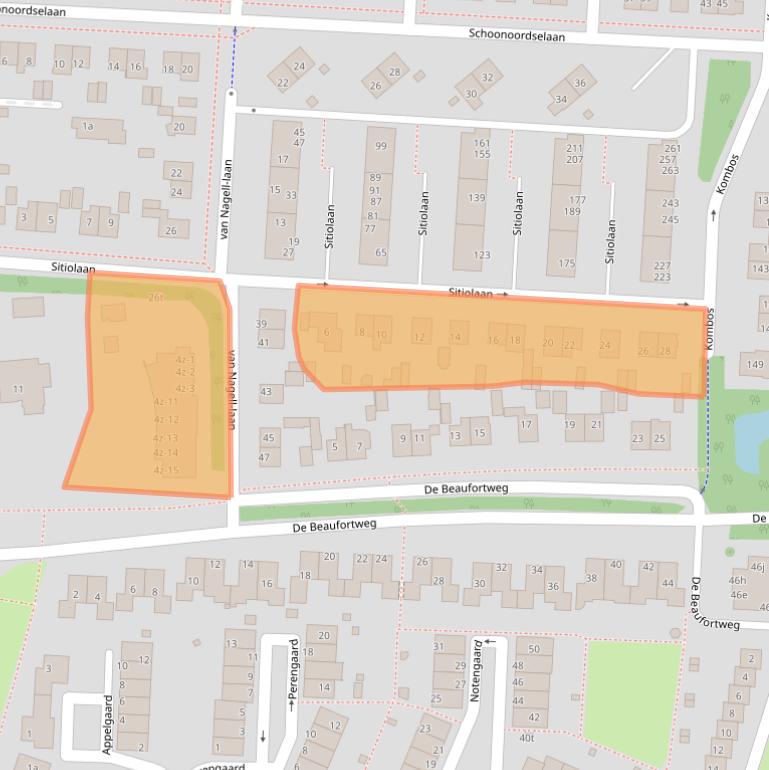 Kaart van postcodegebied 3941PN.