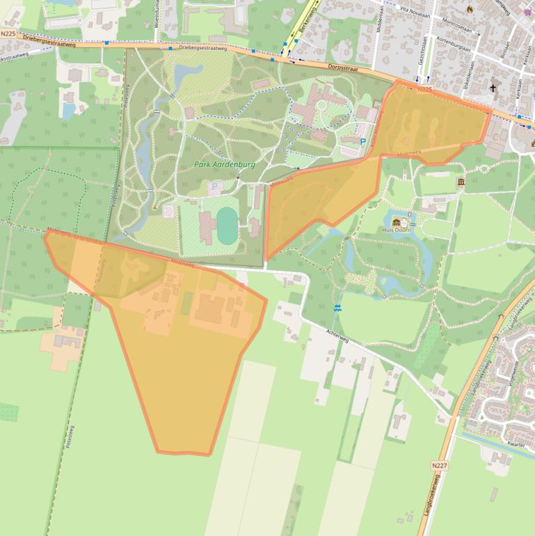 Kaart van postcodegebied 3941PT.