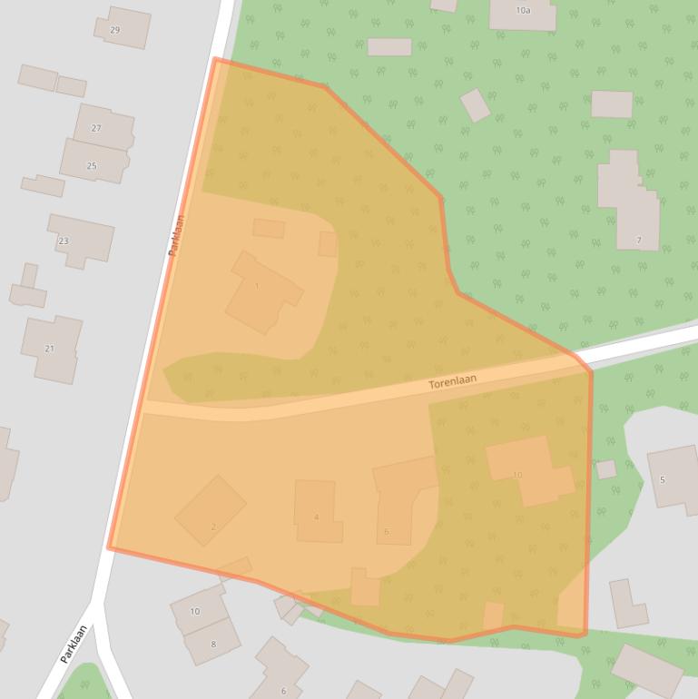 Kaart van postcodegebied 3941RC.