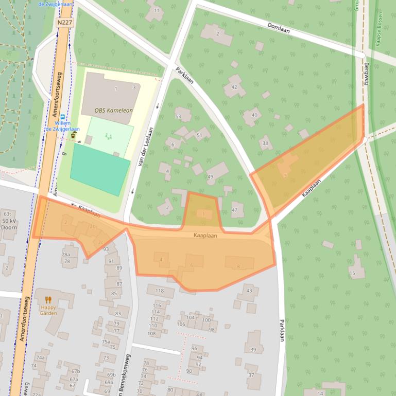 Kaart van postcodegebied 3941RL.